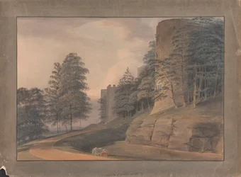 Côté ouest du château de Ludlow