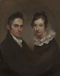 Révérend (1789-1869) et Mme Hiram Bingham (Sybil Mosely, d. 1848)