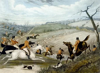 La grande chasse au renard du Leicestershire, planche 1