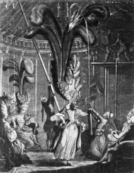 Un conseil aux dames de prendre soin de leurs têtes, imprimé par Sayer + Bennet, 1776