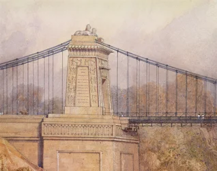 Détail du design approuvé pour le pont suspendu de Clifton