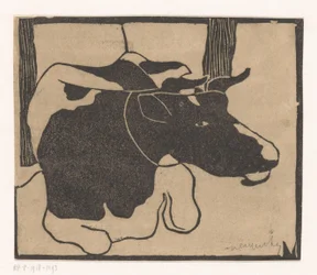 Vache couchée