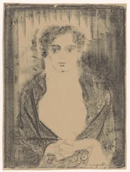 Fille avec châle