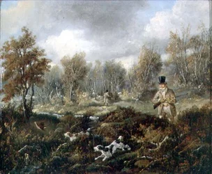 Chasse à la bécassine