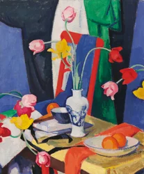 Nature morte aux tulipes, vers 1919 (huile sur toile)