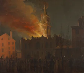 Incendie de la salle maçonnique, Chestnut Street, Philadelphie, Pennsylvanie
