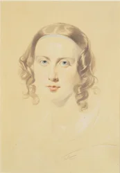 Portrait précoce de Catherine Dickens, 1838
