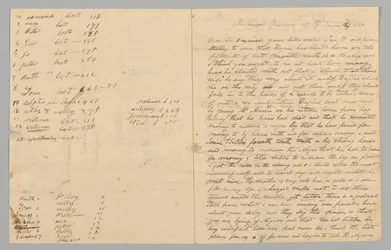 Lettre à Giles Saunders de Samuel Fox concernant la traite des esclaves, 14 janvier 1847