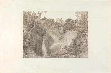 Grotte de Weathercote à moitié remplie d