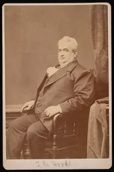 Portrait du Dr. T.B. Hood, entre 1876 et 1880