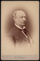 Portrait de J.H. Sims, entre 1876 et 1880