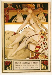 Samuel Nelson Abbott : Hart and Marx, Fabricants de vêtements de luxe pour hommes. USA ... (litho)