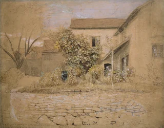 Maison et jardin à Tintern, 1835