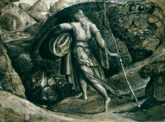 Ruth revenue du glanage par Samuel Palmer