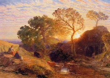 Coucher de soleil, c.1861