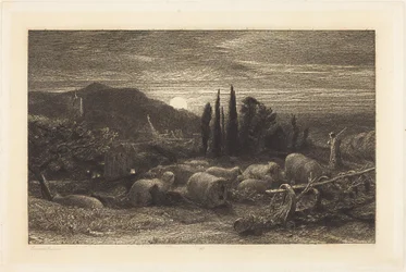 La lune montante