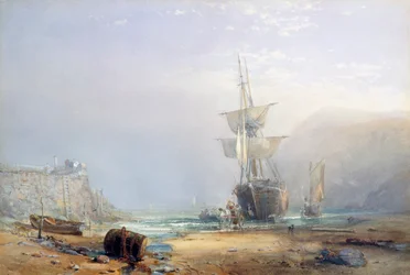 Un matin brumeux sur la côte du Devon, 1853