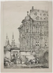 Château de Martinsburg, Mayence, Allemagne, 1833