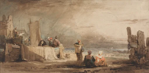 Figures sur une plage