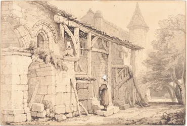 Scène à Jumièges
