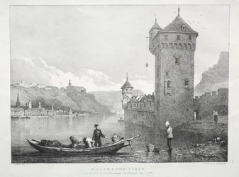 Saint-Goar et Rheinfels, 1824