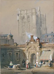 La vieille tour, cathédrale de Cologne, début du 19ème siècle