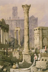 Vue du Forum, Rome
