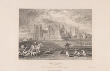 Château de Raby, comté de Durham