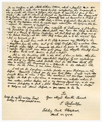 Lettre de Samuel Richardson, 22 mars 1754