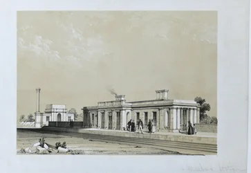 Gare de Masborough vers 1840