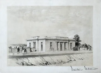 Gare de Swinton, vers 1840