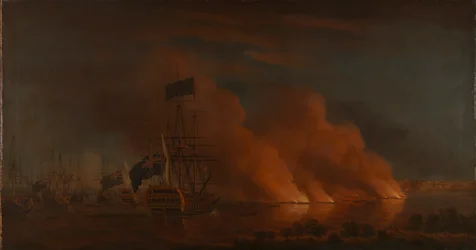 Attaque des radeaux de feu français contre la flotte britannique au large de Québec, 28 juin 1759