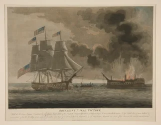 Victoire navale brillante, Constitution et Guerrière