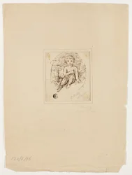 Cupidon assis