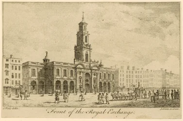 Façade de la Bourse Royale, Londres