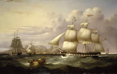 Le navire marchand de la Compagnie des Indes orientales 