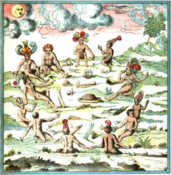 Champlain Indes Occidentales planche LIX - Récit des Indiens