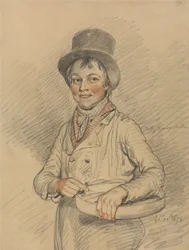 Un Garçon avec un Panier
