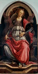 Allégorie de la Force. Peinture sur bois d
