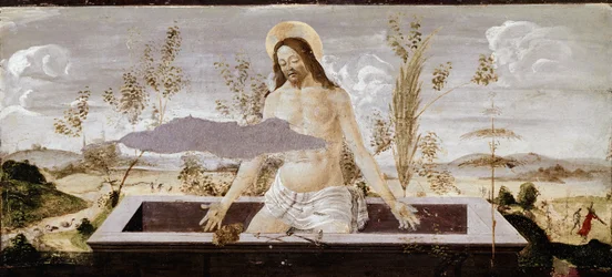 Pietà (détail du retable de Saint Barnaba)