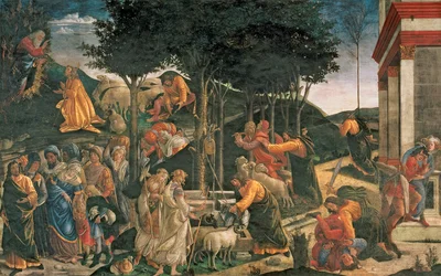 La Jeunesse de Moïse, dans la Chapelle Sixtine