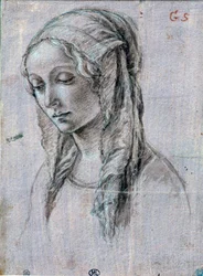 Tête de jeune femme