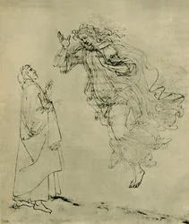 Dante et Béatrice, 1492-1495, 1943