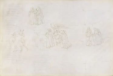 Illustration de la Divine Comédie de Dante Alighieri Purgatorio 17, 1480-1490