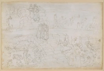 La Divine Comédie, Enfer XXIX. Virgile et Dante dans le huitième cercle de l