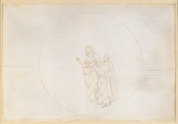 La Divine Comédie, Paradis IX. Troisième sphère planétaire (ciel de Vénus) : Cunizza de Romano et Folquet de Marseille expliquent à Dante la nature de leur étoile