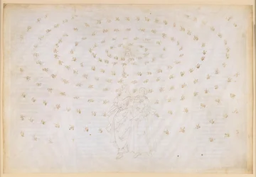La Divine Comédie, Paradis XXIV. Huitième sphère (ciel des étoiles fixes) : Béatrice prie Pierre de mettre à l