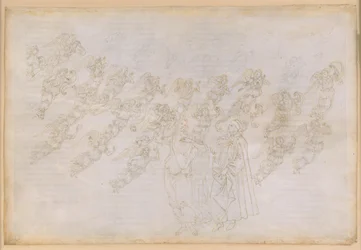 La Divine Comédie, Paradis XXIX. Neuvième sphère (ciel de cristal ou Primum Mobile) : Béatrice explique à Dante la création et la nature des anges