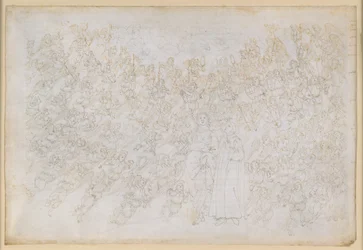 La Divine Comédie, Paradis XXVIII. Neuvième sphère (ciel de cristal ou Primum Mobile) : Dante voit Dieu sous la forme d