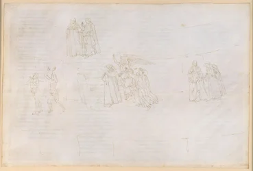 La Divine Comédie, Purgatoire XVII. Ascension vers le quatrième cercle du Purgatoire : Virgile explique le Purgatoire à Dante